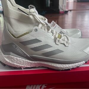 Adidas Terrex White and Gray Sneakers